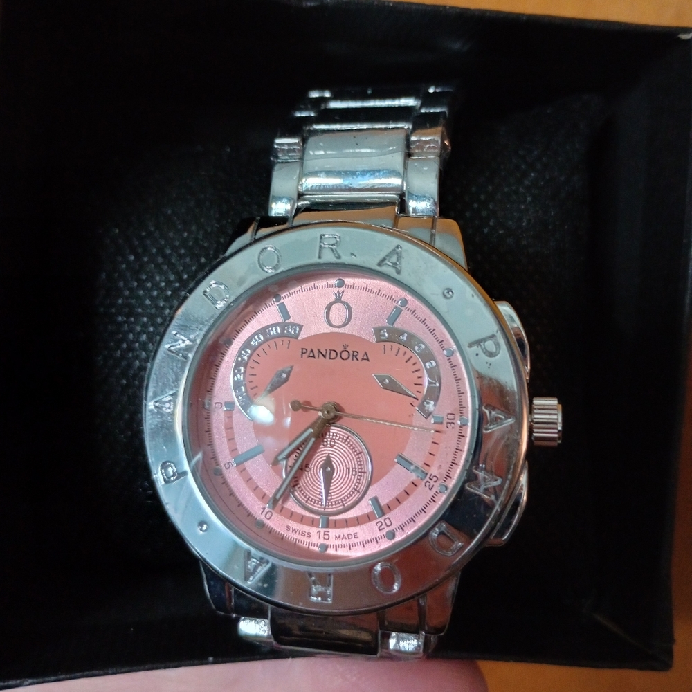 Pandora sterling silver watch